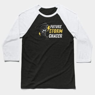 Future Storm Weather Chaser Tornado Kids Baseball T-Shirt